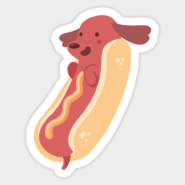 Hot Dog Sticker by imlying